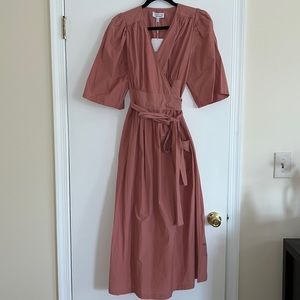 NWT & Other Stories Voluminous Wrap Midi Dress